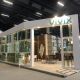 Estande da Glass South America, 10 anos da VIVIX