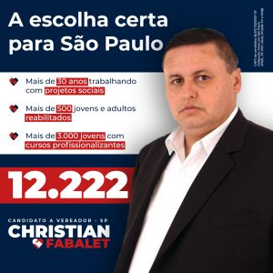 Escolha certa para São Paulo - campanha de vereador