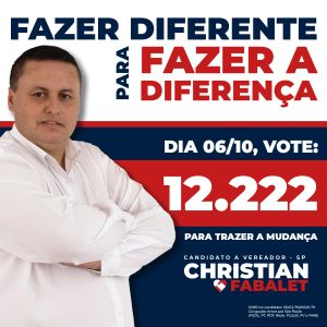 Fazer diferente - campanha de vereador